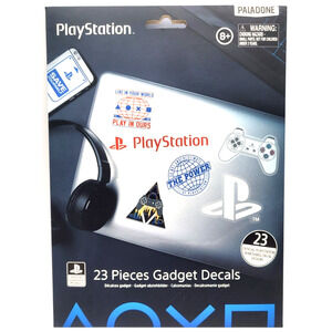 PLAYSTATION Removable Gadget Decals 23 Pieces Retro Paladone SEALED
